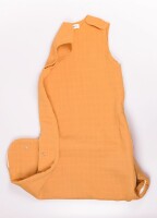 Musselin Schlafsack Mitwachsend ockergelb 3-24 Monate