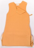 Musselin Schlafsack Mitwachsend ockergelb 3-24 Monate