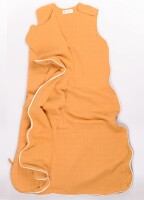 Musselin Schlafsack Mitwachsend ockergelb 3-24 Monate