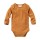 Body langarm geringelt karamell - 74/80