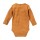 Body langarm geringelt karamell - 74/80