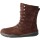 discoverSTYLE Schnürstiefel Wolle kastanie - 40