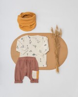 Musselin Baggy Pants sienna earth