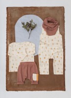 Musselin Baggy Pants sienna earth