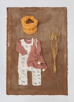 Musselin Shirt Langarm sienna earth