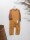 Musselin Shirt Langarm sienna earth
