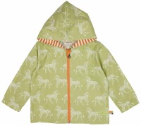 Outdoorjacke wasserabweisend Zebras avocado - 86/92