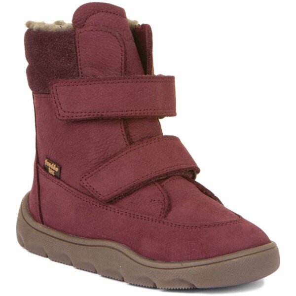 Barefoot Klettstiefel Zeru Tex Winter bordeaux - 30