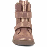 Barefoot Klettstiefel Zeru Tex Winter pink/gold - 26