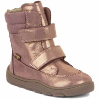 Barefoot Klettstiefel Zeru Tex Winter pink/gold - 30