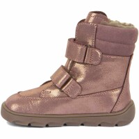 Barefoot Klettstiefel Zeru Tex Winter pink/gold - 30