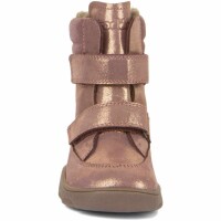 Barefoot Klettstiefel Zeru Tex Winter pink/gold - 30
