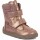 Barefoot Klettstiefel Zeru Tex Winter pink/gold - 30