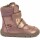 Barefoot Klettstiefel Zeru Tex Winter pink/gold - 31