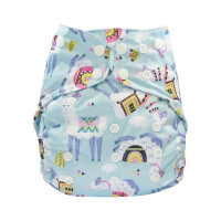 Bl&uuml;mchen OneSize &Uuml;berhose PUL Druckis Llama