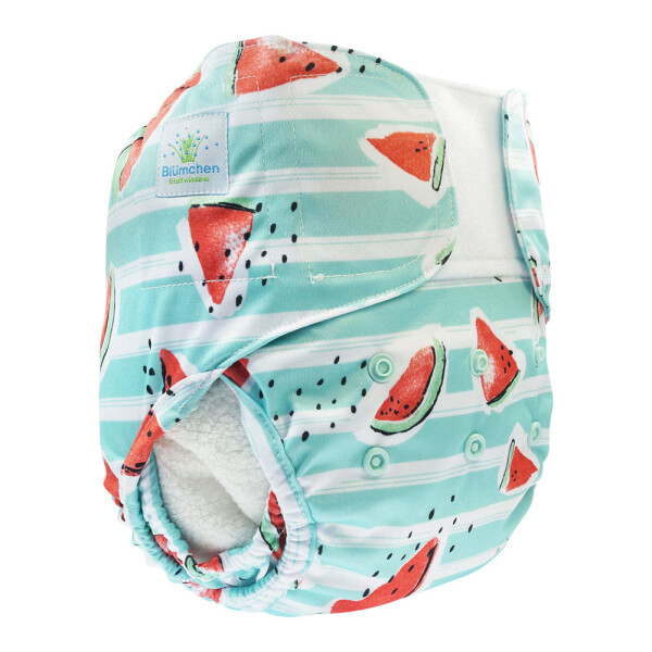 Blümchen XL Überhose Klett Melonen