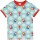 T-Shirt Papageien himmelblau