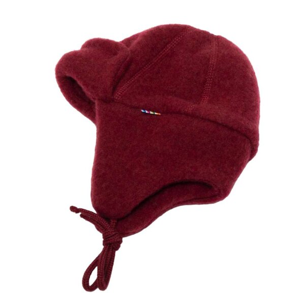 Basic Schildmütze Soft Wolle bordeaux - 41
