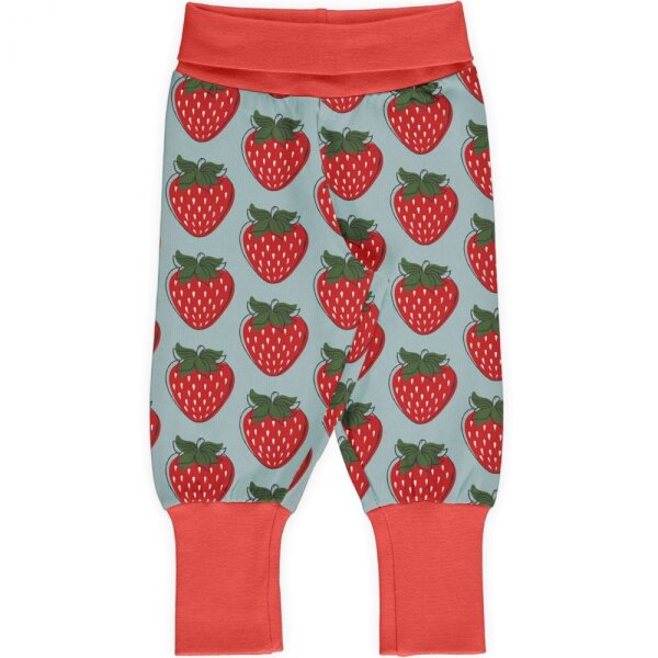 Pumphose Erdbeeren hellblau