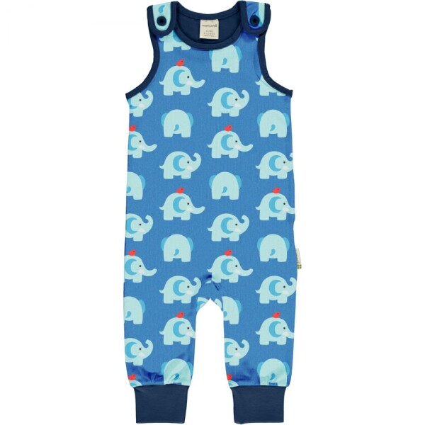 Strampler Elefantenfreunde blau
