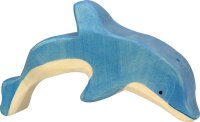 Holztiger Delfin springend