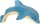Holztiger Delfin springend