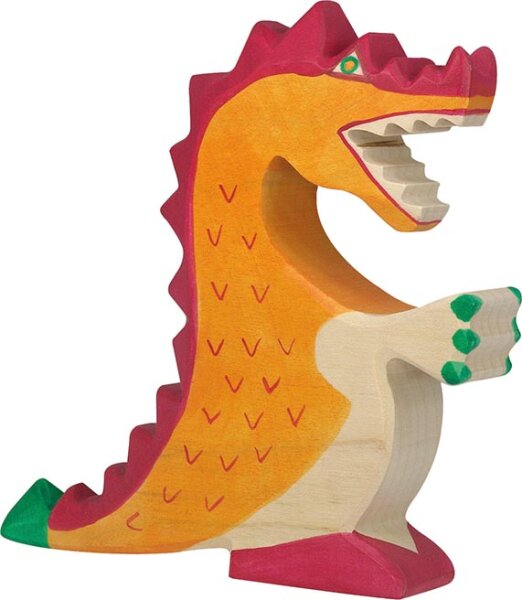 Holztiger Drache rot
