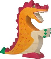Holztiger Drache rot