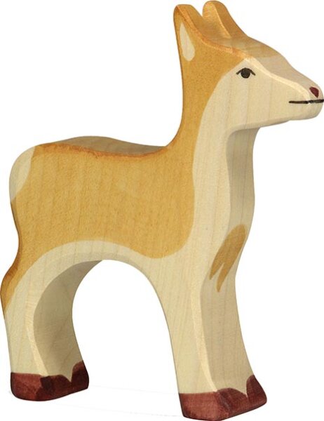 Holztiger Reh