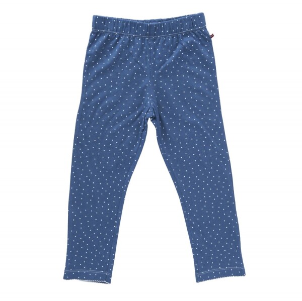 Leggings Pünktchen blau