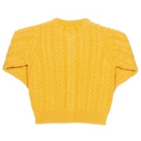 Babycardigan Strick safran