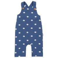 Latzhose Schafe blau