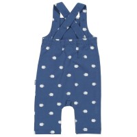 Latzhose Schafe blau