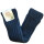 Kinderstulpe Wolle tweedmarine