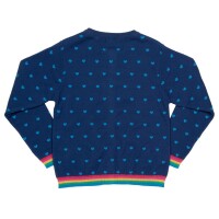 Strickjacke Herzen Regenbogen