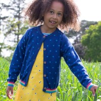 Strickjacke Herzen Regenbogen