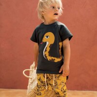 T-shirt Schlange schwarz