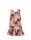 Kleid ärmellos Esel rosa