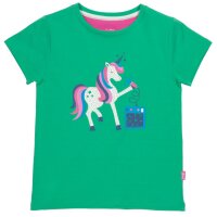 T-Shirt Einhorn gr&uuml;n