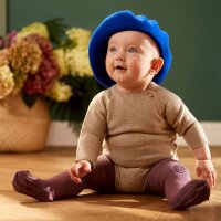 Krabbel Strumpfhose misty plum - 80/86