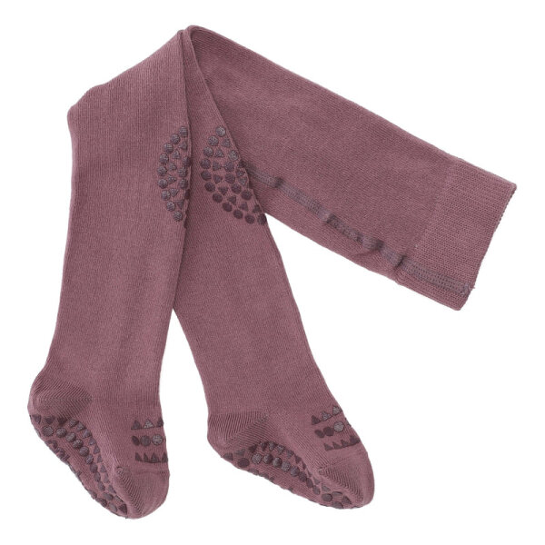 Krabbel Strumpfhose misty plum - 74/80