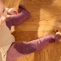 Krabbel Strumpfhose misty plum - 74/80