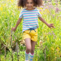 Shorts Honigbienen gelb