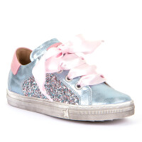 Sneaker Glitzer hellblau