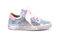 Sneaker Glitzer hellblau