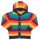 Strickjacke Regenbogenringel