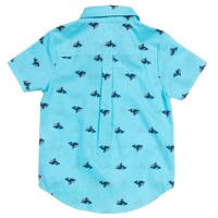 Hemd Wale blau