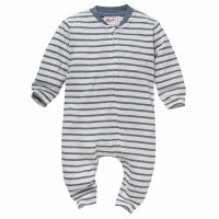 Overall m. Zipp Streifen blau - 50/56