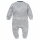 Overall m. Zipp Streifen blau - 50/56