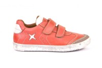 Froddo Halbschuhe Klett Stern korallenrot-wei&szlig;